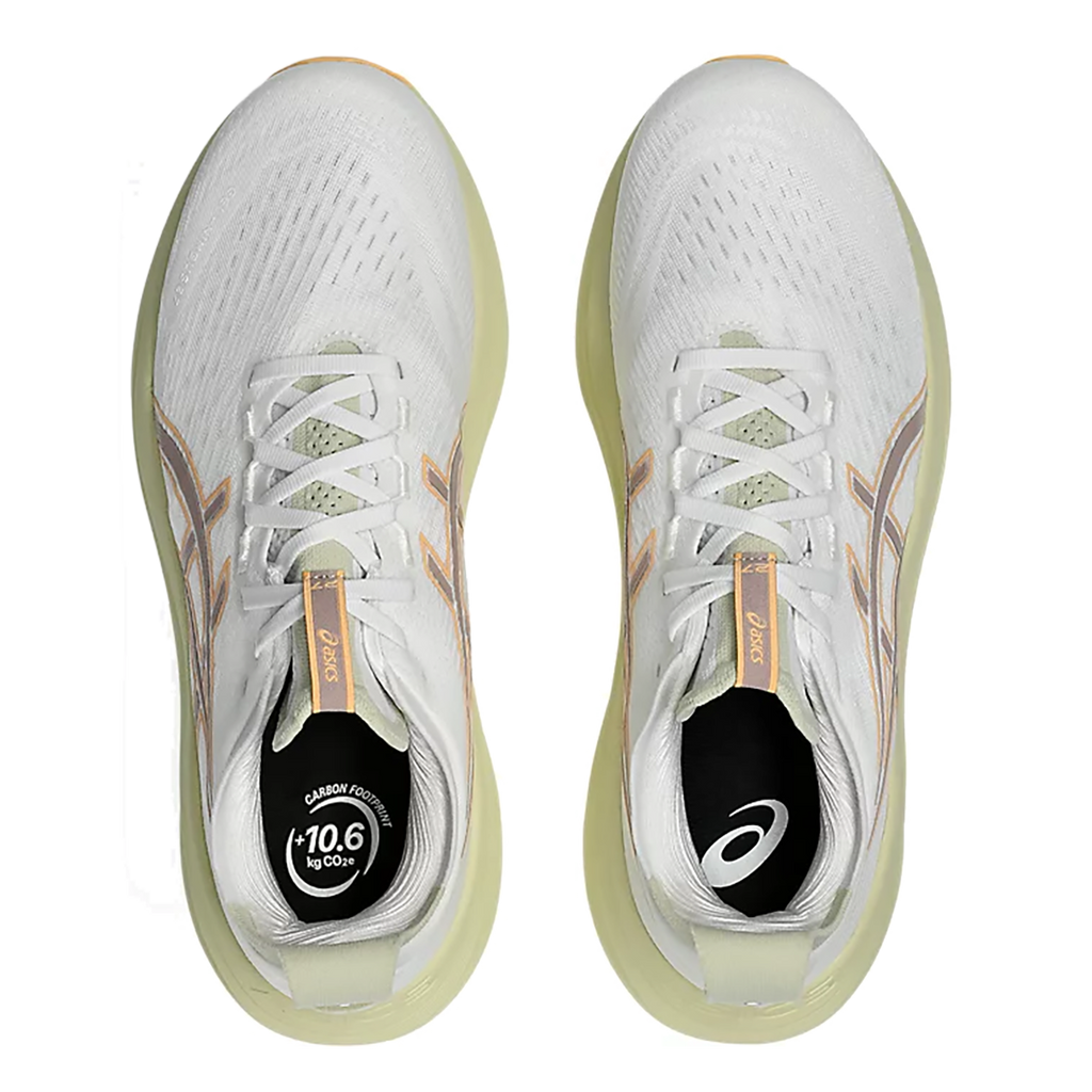 Asics Gel Nimbus 27 White - Fawn Mens