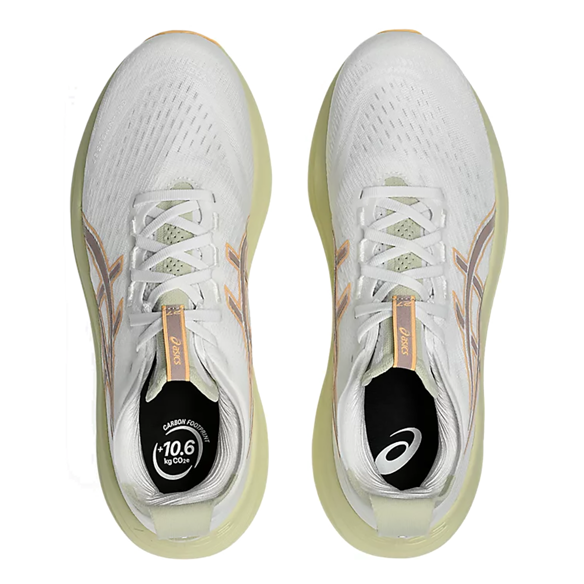 Asics Gel Nimbus 27 White - Fawn Mens
