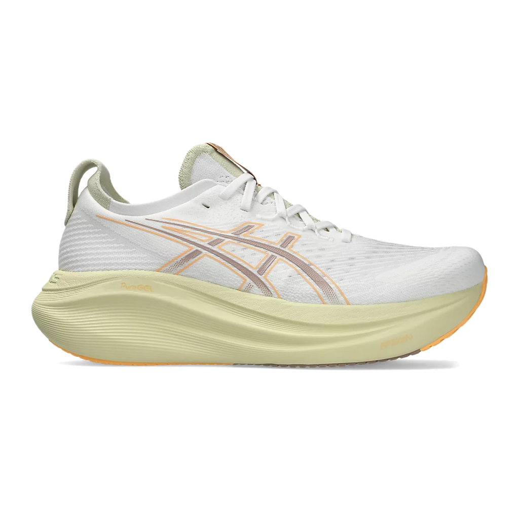 Asics Gel Nimbus 27 White - Fawn Mens