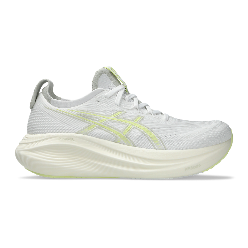 Asics Gel Nimbus 27 White - Huddle Yellow